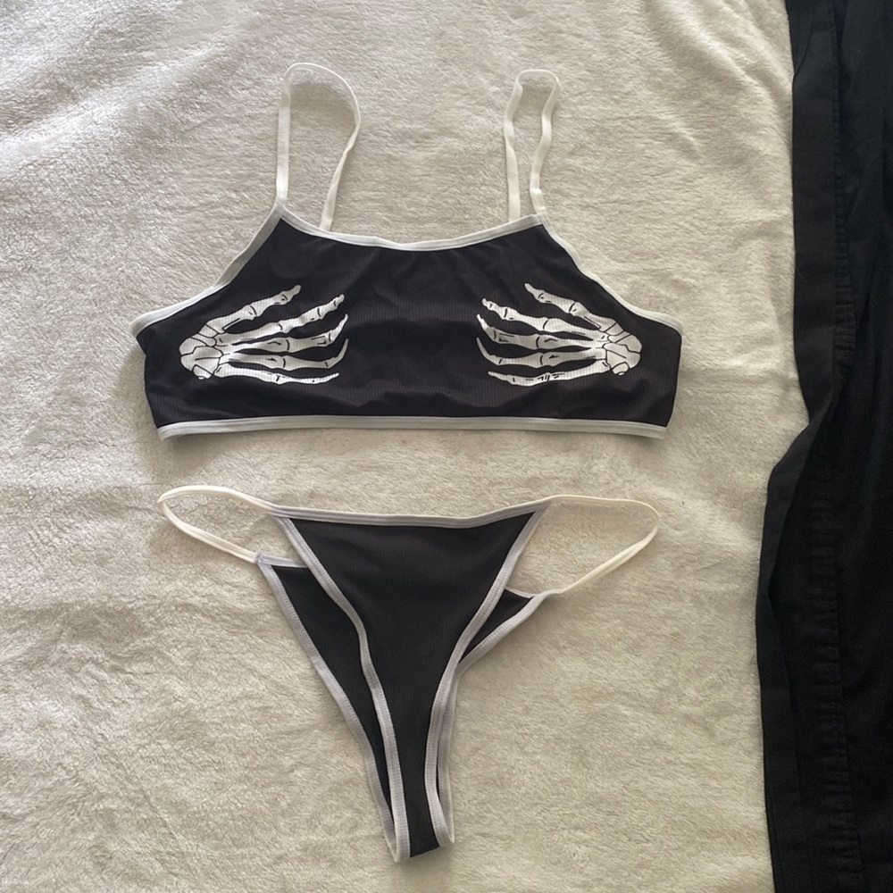 Skeleton Lingerie Set